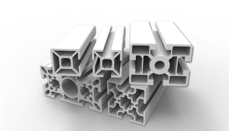 40120 aluminum extrusion cross section 40x120 profile