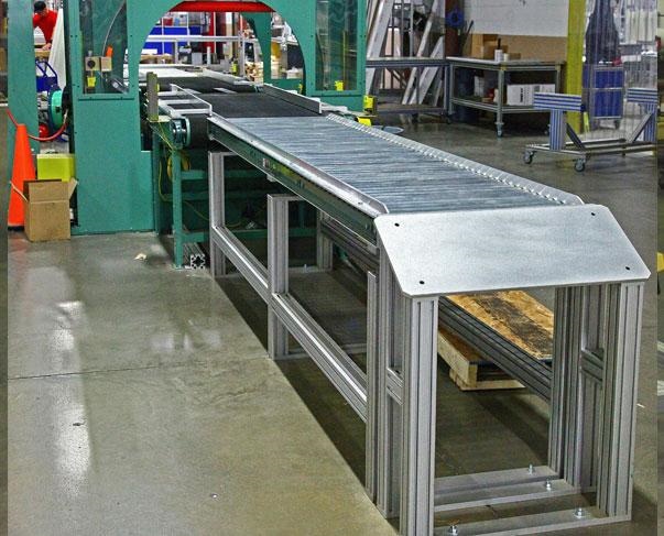 40120 aluminum extrusion used for modular workstation frame